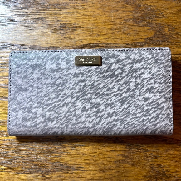 Kate spade light brown mauve wallet - Picture 1 of 4